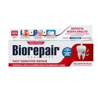 Biorepair, Dentifricio Fast Sensitive Repair, 12 Confezioni da 75ml, Riduce la Sensibilità Dentale e Dà Sollievo dal Dolore dei Denti Sensibili in 30 Secondi, Protegge e Ripara lo Smalto, Senza Fluoro