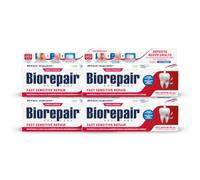 Biorepair, Dentifricio Fast Sensitive Repair, 4 x 60 ml | Riduce la Sensibilità Dentale e Dà Sollievo dal Dolore dei Denti Sensibili in 30 Secondi, Protegge e Ripara lo Smalto