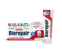 Biorepair, Dentifricio Fast Sensitive Repair, Riduce la Sensibilità Dentale e Dà Sollievo dal Dolore dei Denti Sensibili in 30 Secondi, Protegge e Ripara lo Smalto, Senza Fluoro, 75 ml