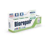 Biorepair, Dentifricio Junior 6-12 anni, Dentifricio per Bambini senza Fluoro, con Vitamina E, Antiossidante, per Gengive Sane, Rinfrescante Gusto Menta, 75 ml