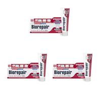 Biorepair, Dentifricio Peribioma Pro Gengive +, Combatte il Sanguinamento Gengivale, Infiammazioni e Alitosi, Con MicroRepair e Probiotici, Per l'Equilibrio del Microbiota Orale,75ml (Confezione da 3)