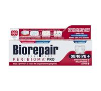 Biorepair, Dentifricio Peribioma Pro Gengive +, Combatte il Sanguinamento Gengivale, Infiammazioni e Alitosi, Con MicroRepair e Probiotici, Per l'Equilibrio del Microbiota Orale,12x75ml