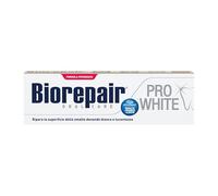Biorepair, Dentifricio Pro White, Dentifricio Sbiancante con Tecnologia del Polimero Sbiancente PVP, Ripara lo Smalto e la Dentina per Denti Bianchi e Brillanti, Senza Fluoro, 60 ml