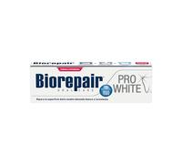 Biorepair, Dentifricio Pro White, Dentifricio Sbiancante con Tecnologia del Polimero Sbiancente PVP, Ripara lo Smalto e la Dentina per Denti Bianchi e Brillanti, Senza, 75 ml