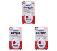 Biorepair, Filo Interdentale Cerato Ultrapiatto 30mt, Ideale per Spazi Stretti, con MicroRepair che Proteggono dalla Placca Batterica, Inibisce la Crescita Batterica Fino al 90%, per Igiene Orale