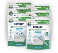 Biorepair, Forcelle Interdentali Monouso Con Microrepair® per Spazi Regolari e Stretti, per Igiene Orale, Ripara-Smalto, Aroma Menta Fresca, Pacco da 6 x 36 Pezzi