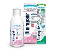 Biorepair, Kit Oral Care, Contiene Spazzolino MEDIUM, 1 Confezione, Collutorio Alta Densità Protezione Gengive, 500ml, Con MicroRepair, Probiotici e Zinco PCA Antibatterico