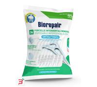 Forcelle Interdentali Monouso Per Spazi Regolari E Stretti - Biorepair Flosser 36 pz.