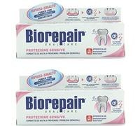 Biorepair: "Protezione Gengive" (Gum Protection) Toothpaste with microRepair, New Formula - 2.5 Fluid Ounce (75ml) Tubes (Pack of 2)