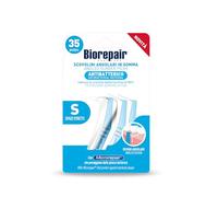 Biorepair, Scovolini Interdentali Angolari in Gomma Regular, Design Angolare, Spazi Stretti, Protezione Antibatterica Sempre Attiva, Con Microrepair, SCP, 1 Confezione da 35 Pezzi