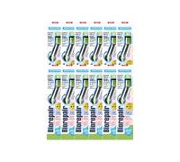 Biorepair, Spazzolino JUNIOR Medio Soft, Per Bambini 6-12 Anni, Con Setole ad Alta Densità, Garantisce Comfort ed Efficacia, Curve Brevettato, Protezione Antibatterica, Confezione da 12