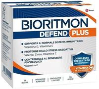 Bioritmon Defend Plus Integratore Immunitario Vitamina C e Melatonina 14 Bustine