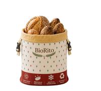 Biorito Sacchetti Pane Cera D'api 43×33 Cm, Bio Rito Sacchetto Cerato per Il Pane, Sacchetti Cera D'api per Alimenti, Borsa in Cotone per Conservare Pane Fatto in Casa