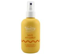 Biorly SAVE MY CURLY Spray Termoprotettore per Capelli Ricci, Anti-crespo, protegge dal calore di Phon e piastra, Idratante, con agenti nutrienti, Dopo Sole