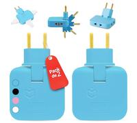 BIORYC Pack Ladron spine piatte | Spina piatta a parete extra piatta a 3 prese girevole a 180° | ladro spina | prese piatte dietro mobili | ladro spina | ladri per prese