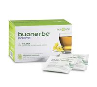 BIOS LINE Buonerbe Tisana Forte, 20 bustine con Filtro Salva Aroma, Ideale per Favorire La Fisiologica Attività Intestinale, Rimedio per Intestino Irritabile