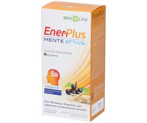 Bios Line EnerPlus Mente Attiva Stick Monodose 4x120 ml Soluzione oral