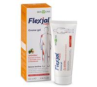 BIOS LINE Flexjal Forte, Crema Gel Con Estratto di Soia e Avocado, Azione Lenitiva, Crema Massaggio Per Tenzioni Localizzate, 100 ml