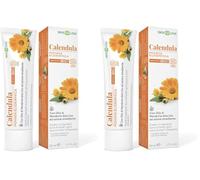 BIOS LINE Pomata Eudermica Bio Calendula, Pomata Lenitiva Per Pelli Arrossate o Scottature, Con Olio di Mandorle Dolci, 50 ml (Confezione da 2)