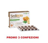 Bios Line SEDIGOLA Perle Masticabili ►30+30+30 PROMO TRIPACK◄ MENTA-EUCALIPTO