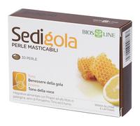 Bios Line SEDIGOLA Perle Masticabili MENTA-LIQUIRIZIA - 30 perle