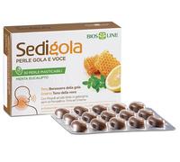 BIOS LINE SpA Integratore Sedigola gusto Mastic per gola e voce, 30 perle