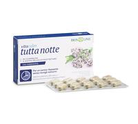 Bios Line Vitacalm - Tutta Notte con Melatonina Integratore, 30 Compresse