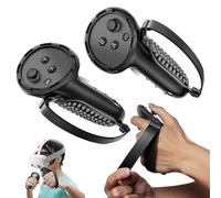 BIOSA Impugnature for controller Compatibili con Meta/Quest 3S/Quest 3, Copertura Antiscivolo in Silicone for Impugnatura for Controller con Cinghie Regolabili sulle Nocche, Accessori Comp