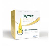 Bioscalin Stress Fiale Anticaduta Monodose per Capelli più Vitali, Utilizzo 15 Giorni per Capelli Donna e Uomo, Texture Leggera per Tutti i Tipi di Capelli, Senza Parabeni