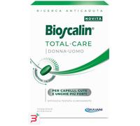 Bioscalin TOTAL•CARE Integratore Alimentare con Attivi Naturali, per Capelli, Cute e Unghie più Forti, per Donna e Uomo, Senza Glutine, 30 Compresse