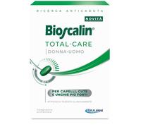 Bioscalin TOTAL•CARE Integratore Alimentare con Attivi Naturali, per Capelli, Cute e Unghie più Forti, per Donna e Uomo, Senza Glutine, 30 Compresse