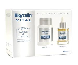 Bioscalin Vital Sistema Maschera Capelli e Siero Viso Collo
