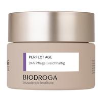 Biodroga Crema idratante rassodante anti-invecchiamento 24 ore Perfect Age ricca vegan – 50 ml
