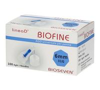 Bioseven AGO PER PENNA DA INSULINA LINEA D BIOFINE GAUGE 31 LUNGHEZZA 6 MM 100 PEZZI