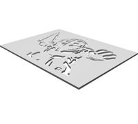 Bioshock Big Daddy Design Stencil for Art Projects and Custom Decorations