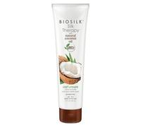 Biosilk Silk Therapy Natural Coconut Oil crema per capelli per capelli mossi e ricci 148 ml