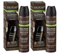 BIOSLINE Biokap® Spray Ritocco Castano Scuro 2x75 ml Spray