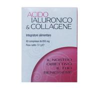 Biospirulina.com Acido Ialuronico E Collagene 60 Compresse - Integratore Per La Pelle