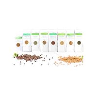 biosprosser Set di semi di emergenza biologici, 3,75 kg, per vetro germinale, ceci biologici, fagioli di montagna, lenti di montagna, ravanello, mix di proteine, grano saraceno, lenticchie beluga