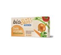 BIOSUN - Brodo Vegetale in Dado, Preparato per Brodo Vegetale Biologico, 10 dadi da 10g, con Diverse Verdure e Curcuma, Senza Glutine, Senza Olio di Palma, Made in Italy