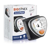 BIOSYNEX - Misuratore di Pressione Elettronico da Braccio - Misura la Pressione Arteriosa e la Frequenza Cardiaca - Rilevazione di Aritmie - Ipertensione - Validato Clinicamente (Tensioflash)