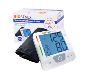 BIOSYNEX - Misuratore di Pressione Elettronico da Braccio - Misura la Pressione Arteriosa e la Frequenza Cardiaca - Rilevazione di Aritmie - Ipertensione - Validato Clinicamente (Afib)