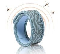 BIOSYNEX - Parakito - Braccialetto anti-zanzare ricaricabile - 2 ricariche incluse - 1 mese di utilizzo - senza DEET - motivo giungla - taglia adulto
