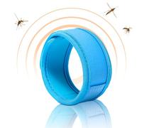 BIOSYNEX - Parakito - Braccialetto anti-zanzare ricaricabile - 2 ricariche incluse - 30 giorni di utilizzo - Senza DEET - Colore Blu - Taglia adulto