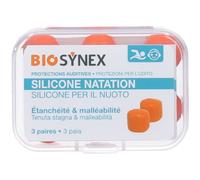 Biosynex Protezione Uditiva Nuoto Bambino 3 Paia 3 pz Tappi per le ore