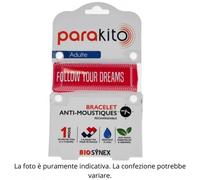 Braccialetto Antizanzare Adulti Cool Vibes Fuchsia Parakito BioSynex