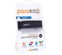 BIOSYNEX SA PARAKITO BRACCIALE NERO ADULTO ANTI ZANZARE