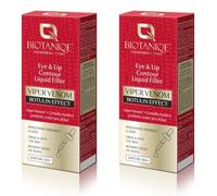 Biotaniqe Viper Venom- Eye & Lip Contour Liquid Filler, 20 ml (Confezione da 2)