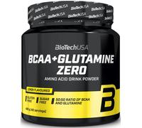 BIOTECH USA BCAA + GLUTAMINE ZERO 480 gr AMINOACIDI RAMIFICATI E GLUTAMMINA