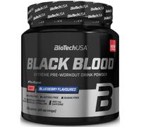 BioTech Usa, Black Blood, 300 g Pre-workout con Caffeina, Arginina Beta alanina